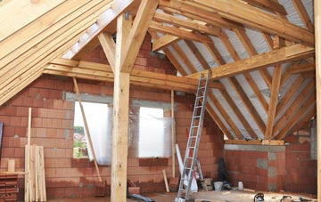 Forest Side attic trusses